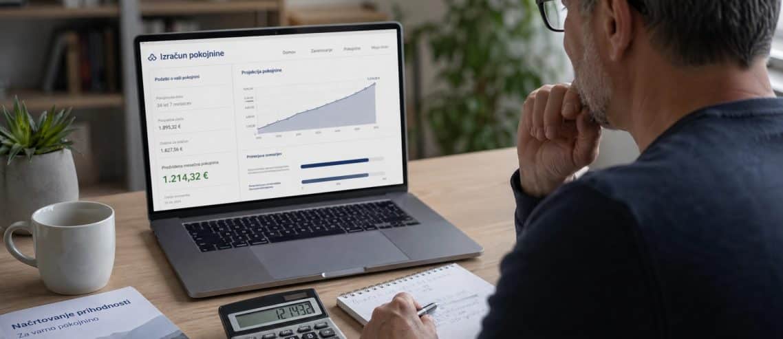 izračun pokojnine